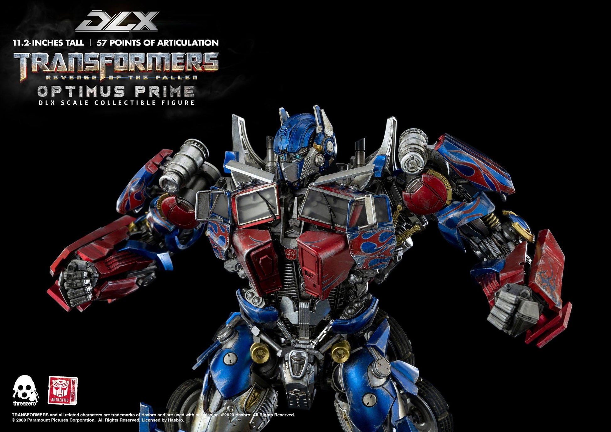 Optimus Prime Transformers 2 La Revanche figurine 1/6 DLX 28cm ThreeZero