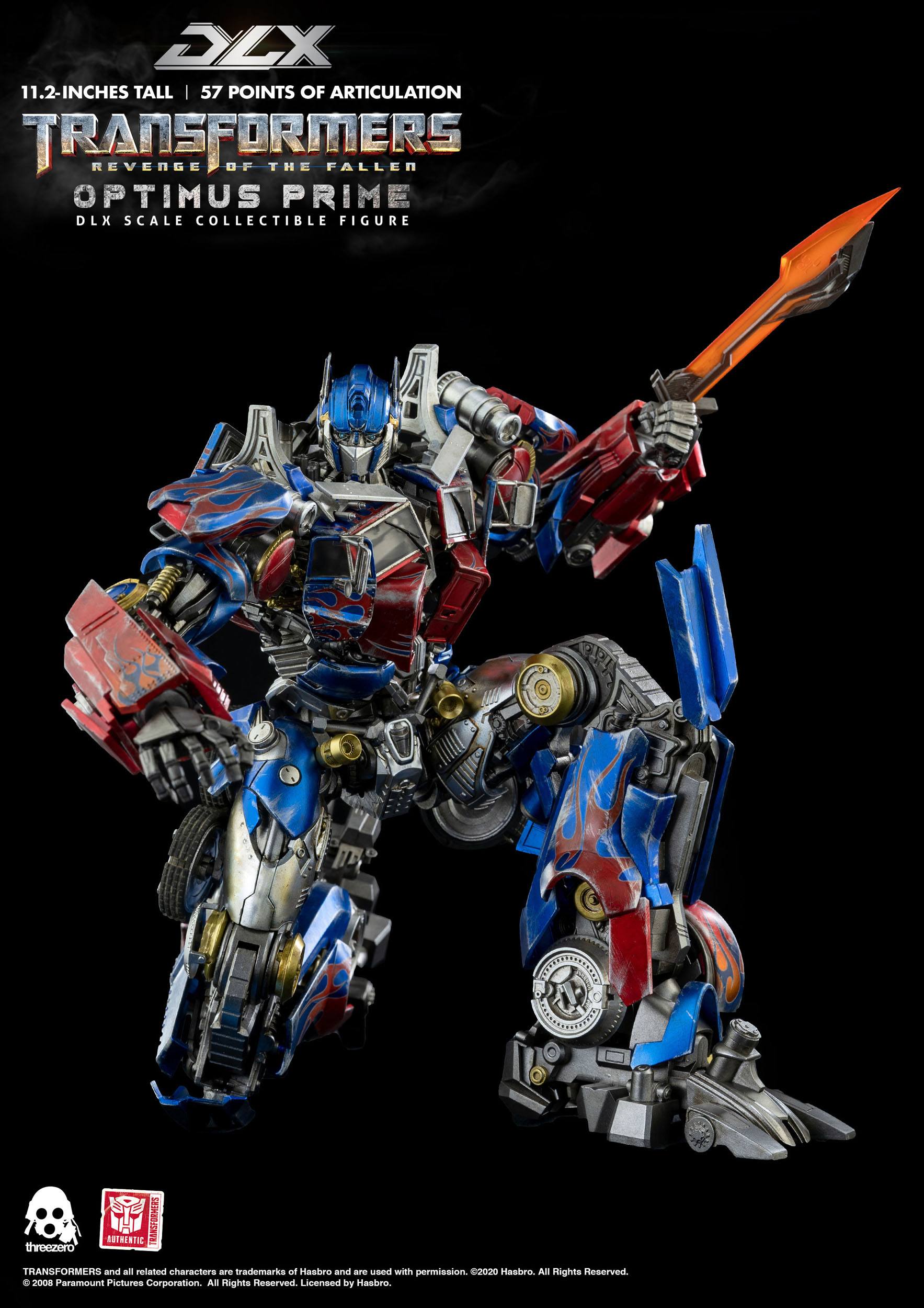 Optimus Prime Transformers 2 La Revanche figurine 1/6 DLX 28cm ThreeZero