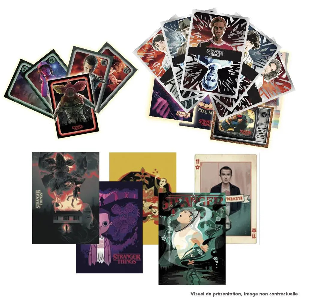 Stranger Things Wonder Box Metal 50 Cartes Stickers Guide Panini PANINI