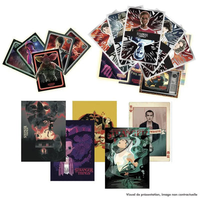 Stranger Things Wonder Box Metal 50 Cartes Stickers Guide Panini PANINI