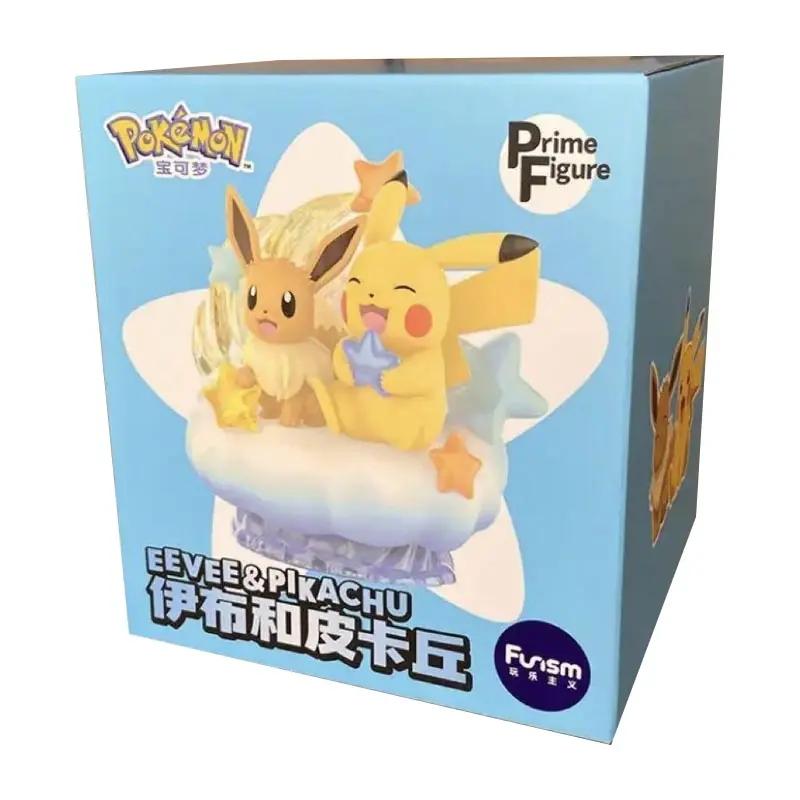 Pokemon Evoli And Pikachu Nebula Funism Prime Figure 20cm Funism