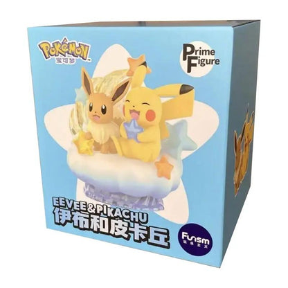 Pokemon Evoli And Pikachu Nebula Funism Prime Figure 20cm Funism