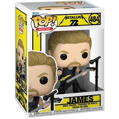 POP Metallica James! Rocks Vinyl Figurine James (72 Seasons) 9cm Funko