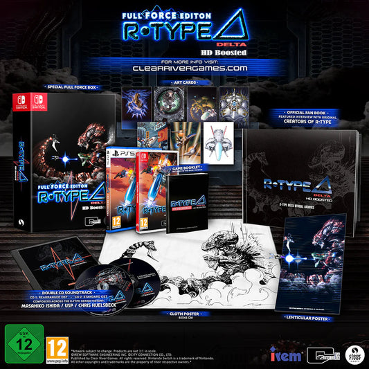 R-Type Delta HD Boosted Full Force Edition SWITCH Clear River Games