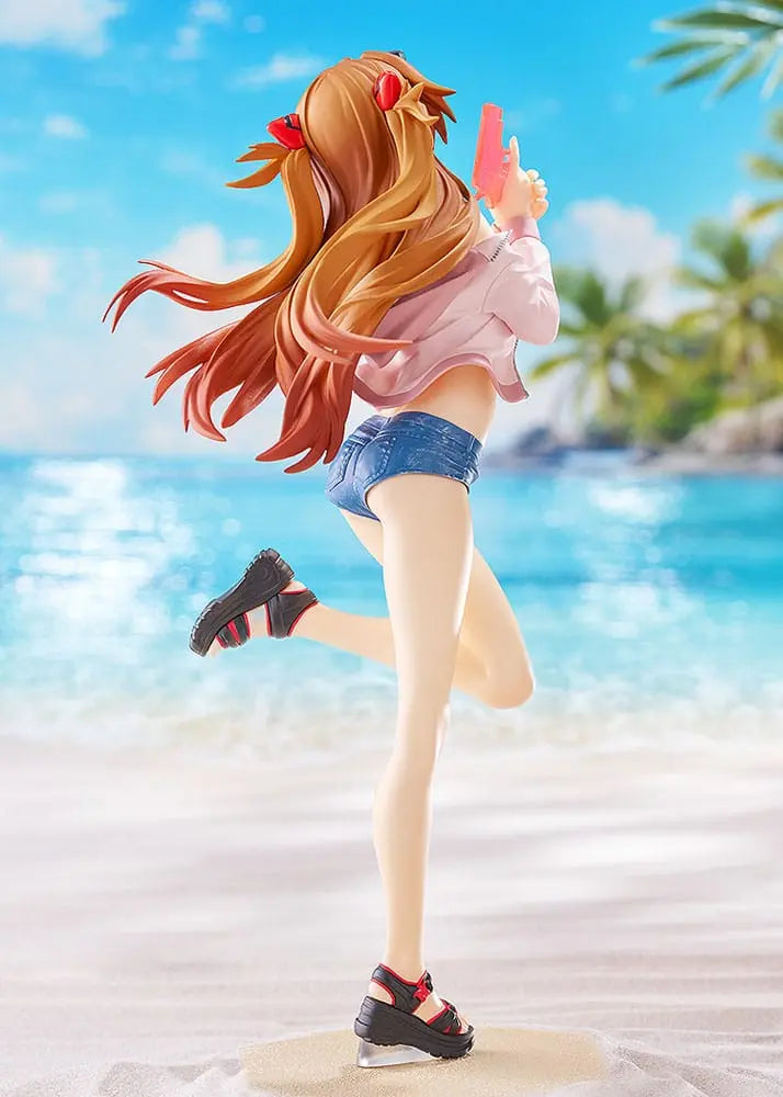 Rebuild of Evangelion statuette PVC Pop Up Parade L Beach Queens: Asuka Shikinami Langley 22 cm - Rue Du Retro