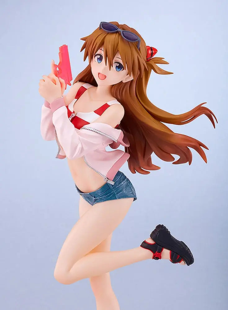 Rebuild of Evangelion statuette PVC Pop Up Parade L Beach Queens: Asuka Shikinami Langley 22 cm - Rue Du Retro