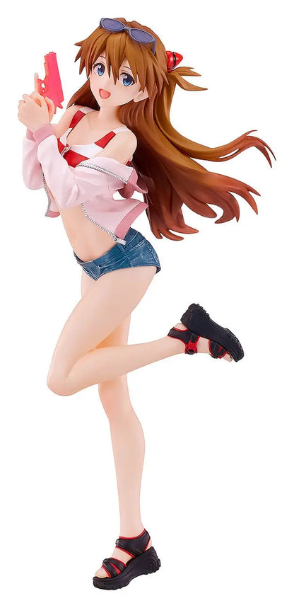Rebuild of Evangelion statuette PVC Pop Up Parade L Beach Queens: Asuka Shikinami Langley 22 cm - Rue Du Retro