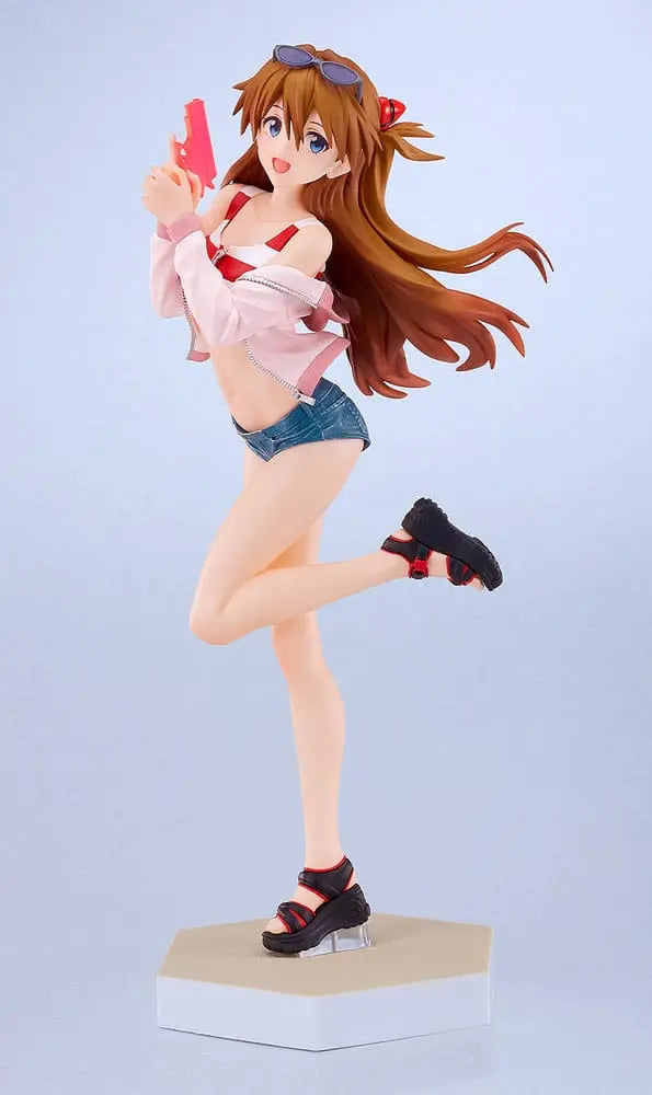 Rebuild of Evangelion statuette PVC Pop Up Parade L Beach Queens: Asuka Shikinami Langley 22 cm - Rue Du Retro