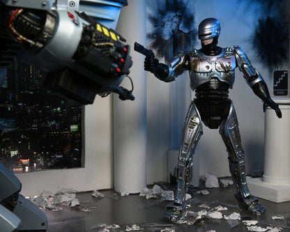 RoboCop figurine Ultimate Battle Damaged RoboCop with Chair 18 cm Neca