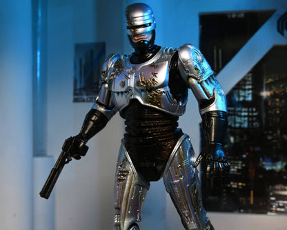RoboCop figurine Ultimate Battle Damaged RoboCop with Chair 18 cm Neca