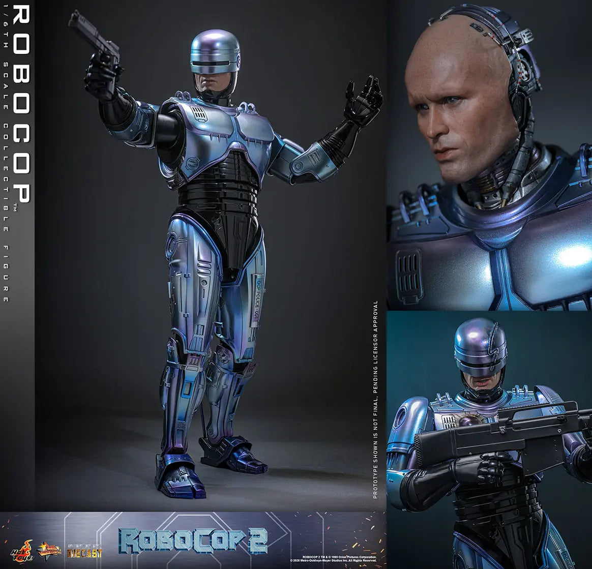 RoboCop 2 Movie Masterpiece Diecast 1/6 RoboCop 30 cm Hot Toys