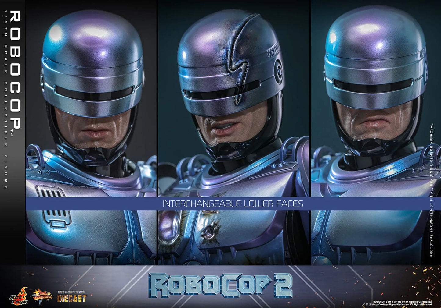 RoboCop 2 Movie Masterpiece Diecast 1/6 RoboCop 30 cm Hot Toys