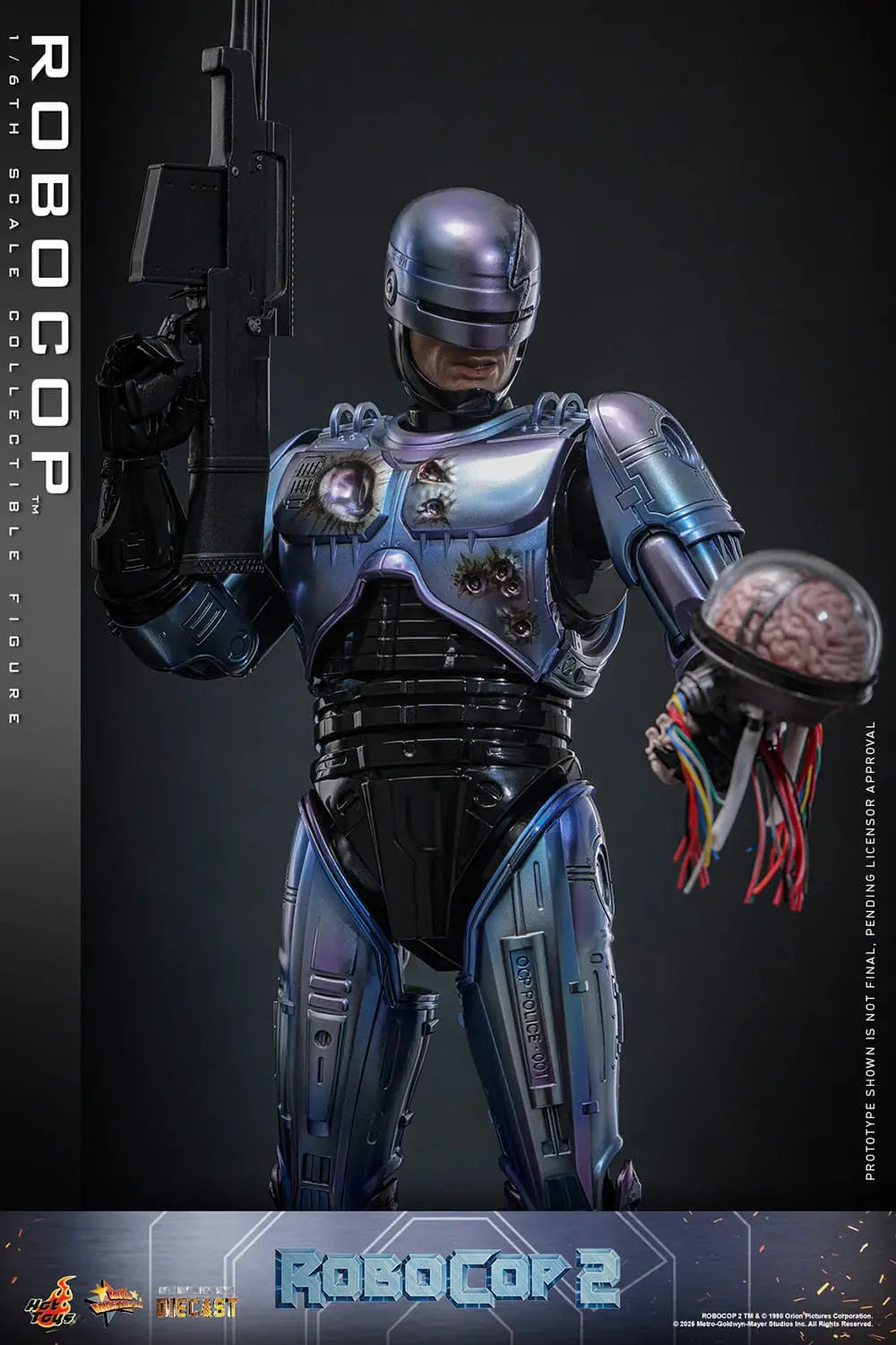 RoboCop 2 Movie Masterpiece Diecast 1/6 RoboCop 30 cm Hot Toys