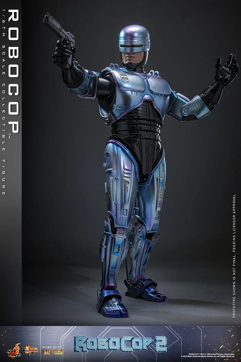 RoboCop 2 Movie Masterpiece Diecast 1/6 RoboCop 30 cm Hot Toys