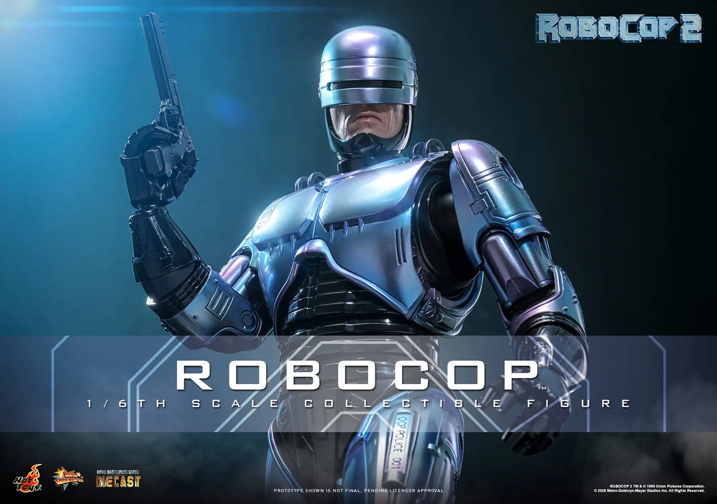 RoboCop 2 Movie Masterpiece Diecast 1/6 RoboCop 30 cm Hot Toys