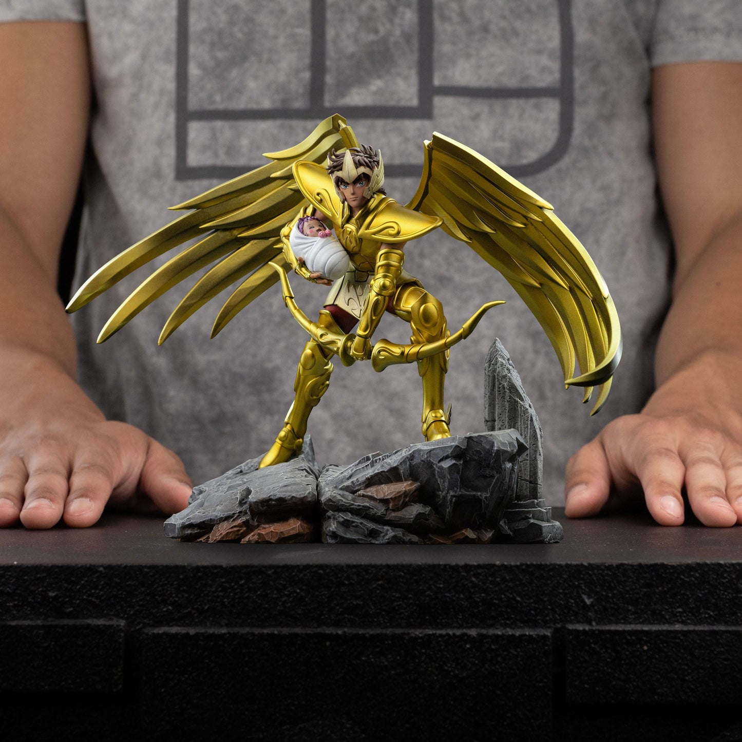 Saint Seiya Sagittarius Aiolos statuette 1/10 Art Scale 21 cm Iron Studios