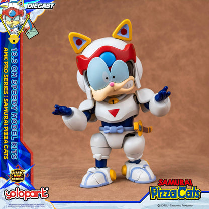 Samurai Pizza Cats Speedy AMK PRO Series Diecast Model Kit 13,3cm Yolopark