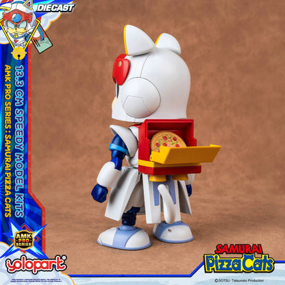 Samurai Pizza Cats Speedy AMK PRO Series Diecast Model Kit 13,3cm Yolopark