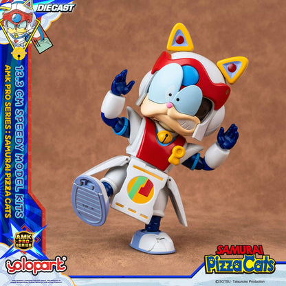 Samurai Pizza Cats Speedy AMK PRO Series Diecast Model Kit 13,3cm Yolopark