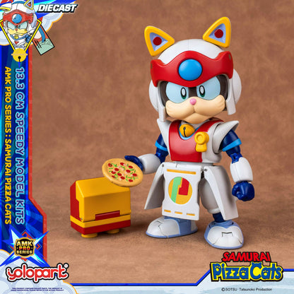 Samurai Pizza Cats Speedy AMK PRO Series Diecast Model Kit 13,3cm Yolopark