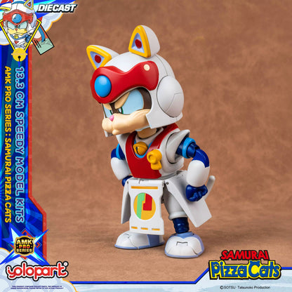 Samurai Pizza Cats Speedy AMK PRO Series Diecast Model Kit 13,3cm Yolopark