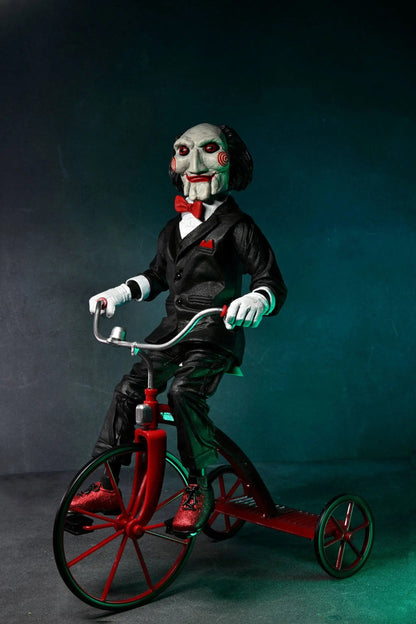 Saw Billy figurine sonore Billy with Tricycle 30cm Neca
