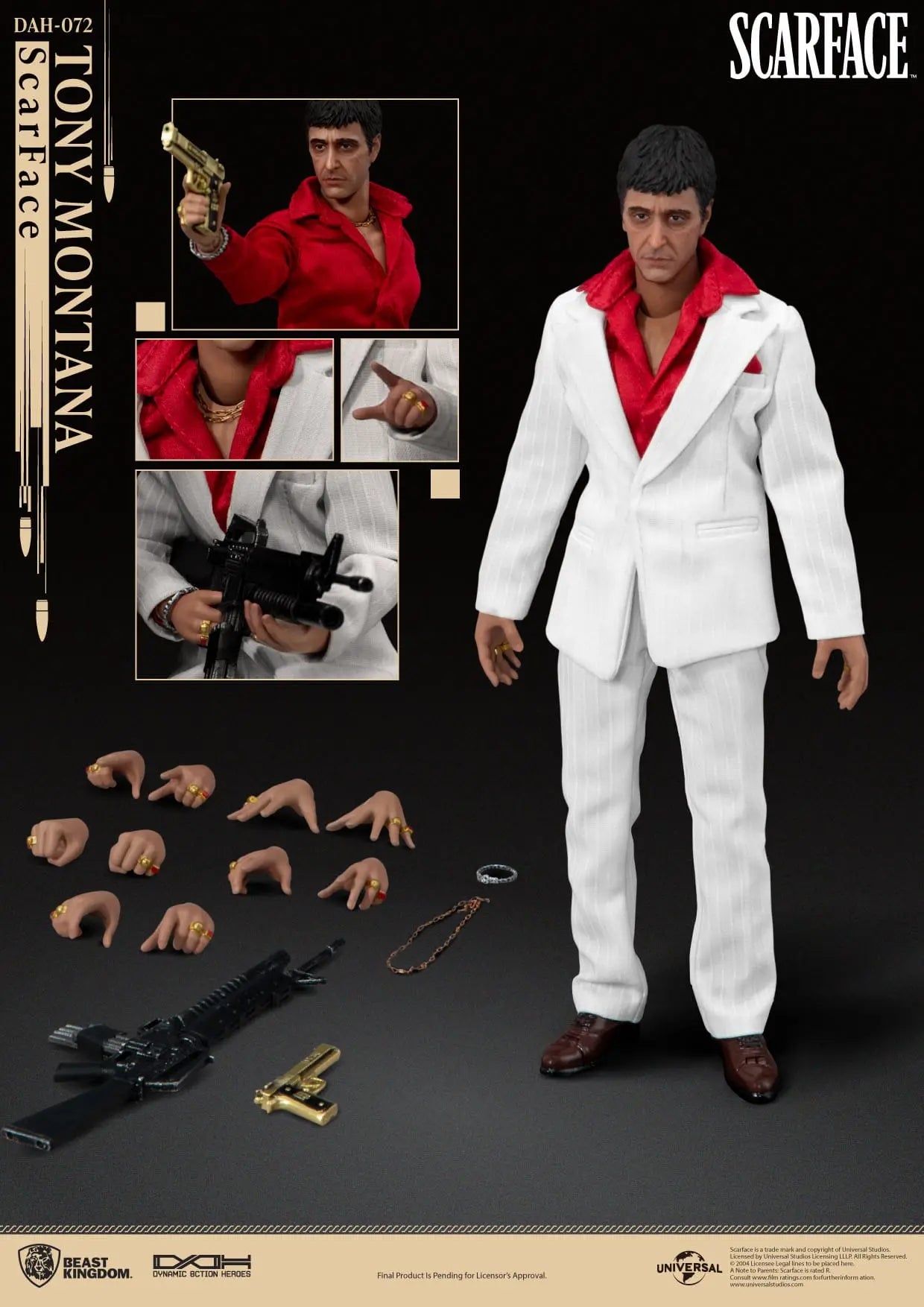 Scarface Tony Montana (1983) figurine 20cm Beast Kingdom Toys