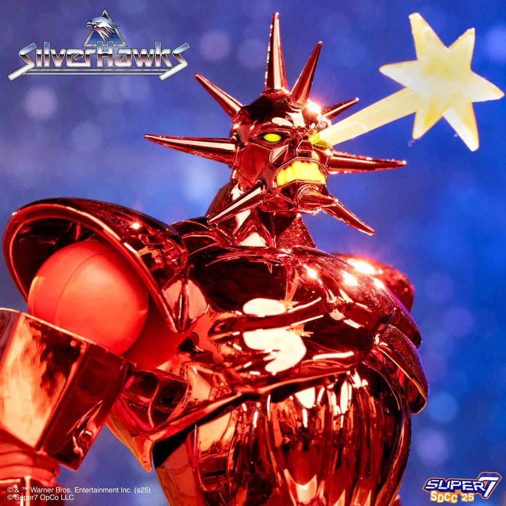 SilverHawks figurine Mon*Star Ultimates Mon*Star Metallic Vac Metal 18cm Super7