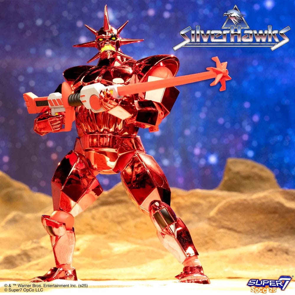 SilverHawks figurine Mon*Star Ultimates Mon*Star Metallic Vac Metal 18cm Super7