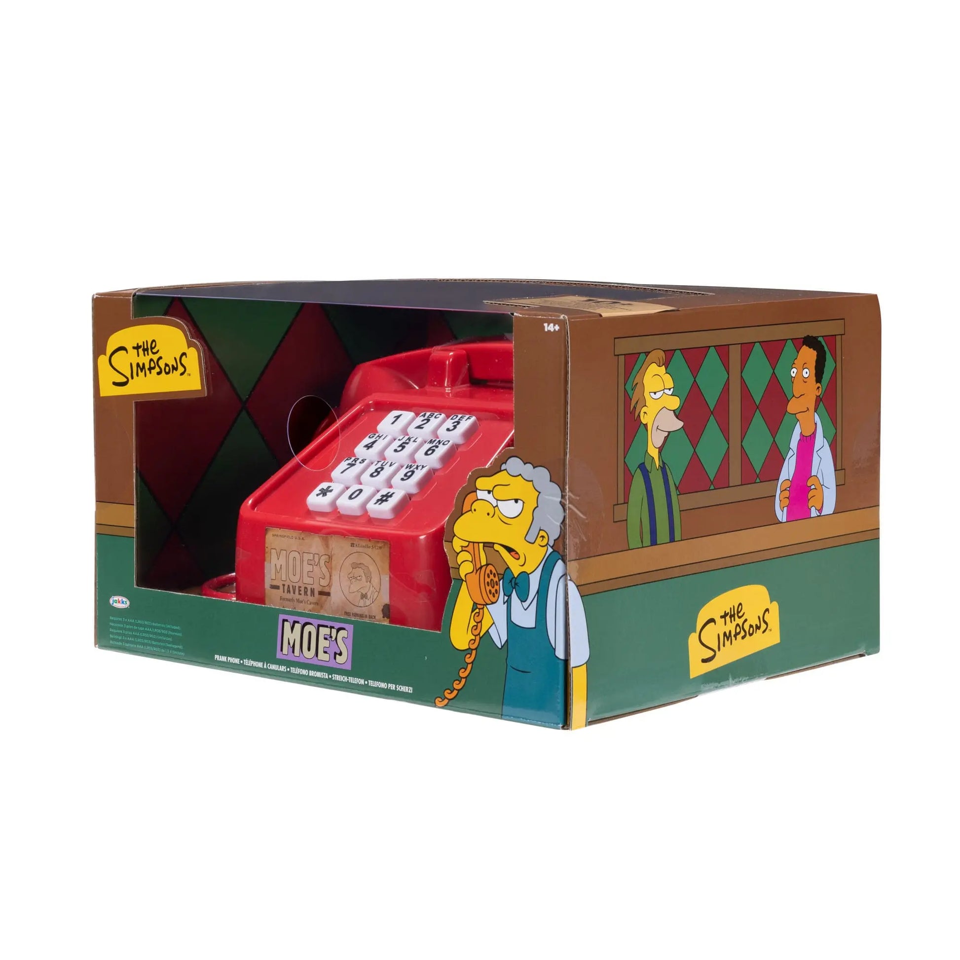 Simpson Moe's Téléphone Réplique de Roleplay Moe's Prank Phone *ANGLAIS* - Rue Du Retro