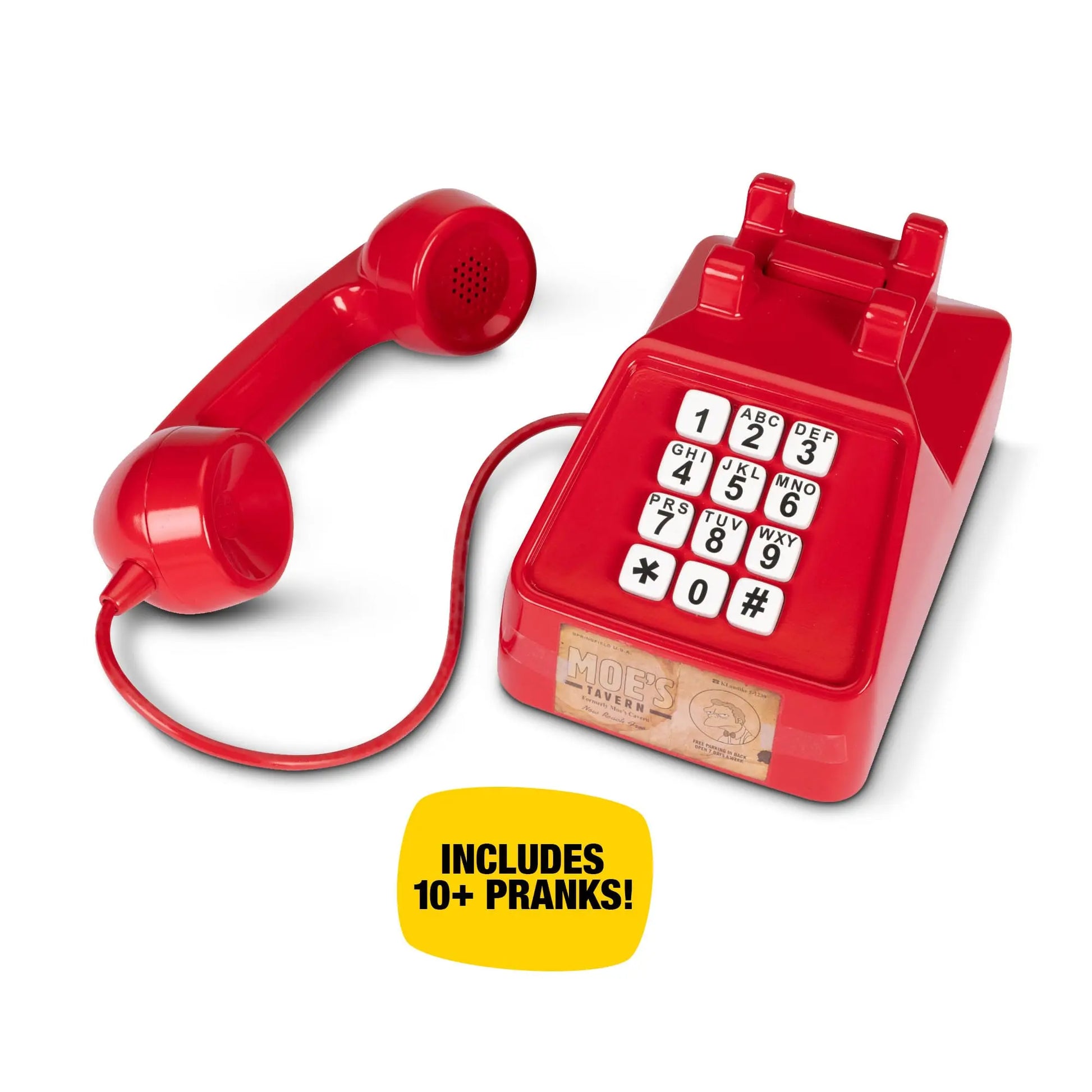 Simpson Moe's Téléphone Réplique de Roleplay Moe's Prank Phone *ANGLAIS* - Rue Du Retro