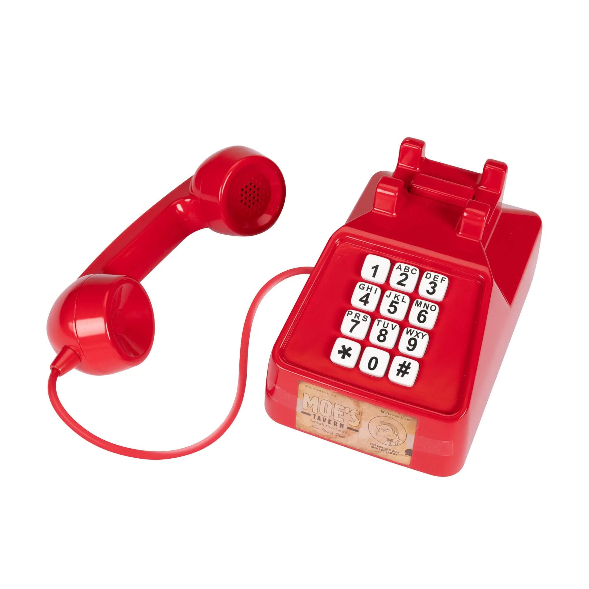 Simpson Moe's Téléphone Réplique de Roleplay Moe's Prank Phone *ANGLAIS* - Rue Du Retro