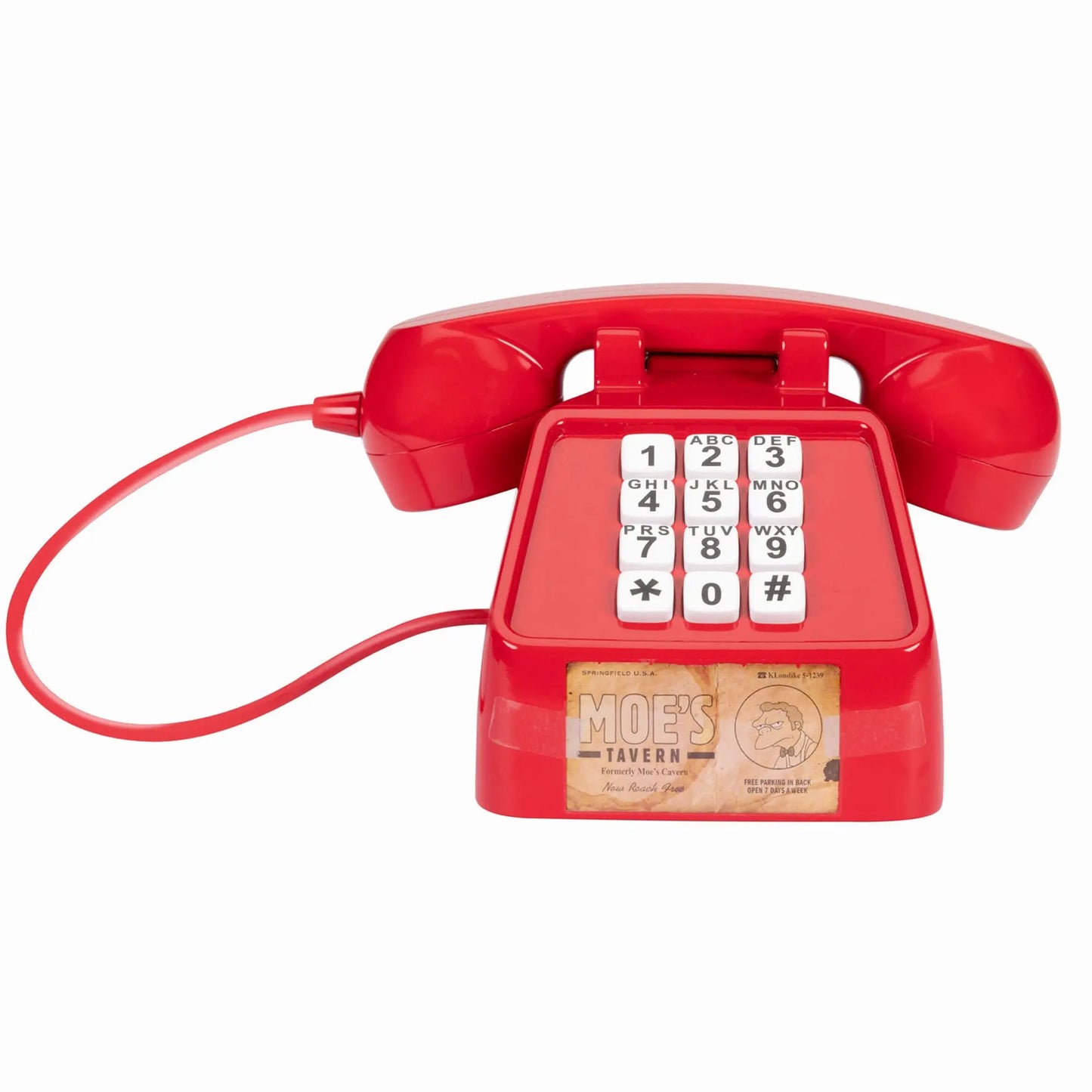 Simpson Moe's Téléphone Réplique de Roleplay Moe's Prank Phone *ANGLAIS* - Rue Du Retro