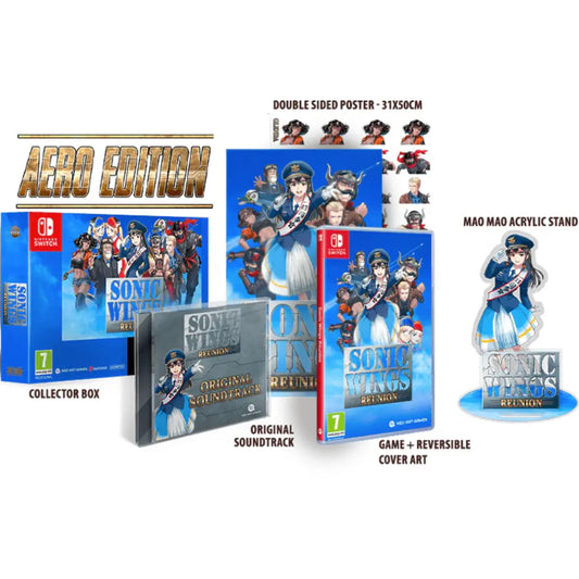 Sonic Wings Reunion Collector's Edition Nintendo Switch RED ART GAMES