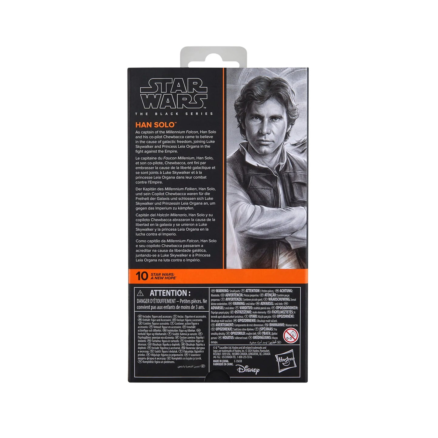 Star Wars Episode IV Black Series figurine Han Solo - Rue Du Retro