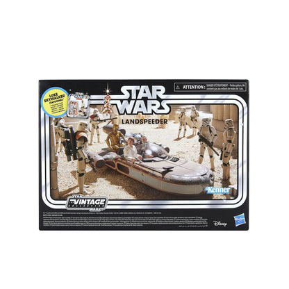 Star Wars Episode IV Vintage Collection véhicule avec figurine Landspeeder & Luke Skywalker (Tatooine) - Rue Du Retro