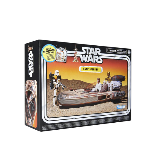 Star Wars Episode IV Vintage Collection véhicule avec figurine Landspeeder & Luke Skywalker (Tatooine)