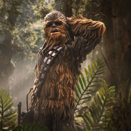 Star Wars Episode VI Chewbacca et Tokkat Art Scale Statue 1/10 22 cm Iron Studios