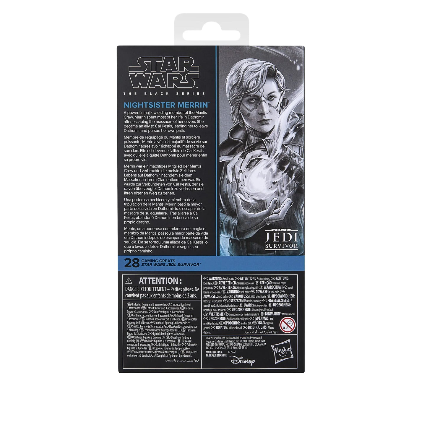 Star Wars Jedi: Survivor Black Series figurine Nightsister Merrin - Rue Du Retro