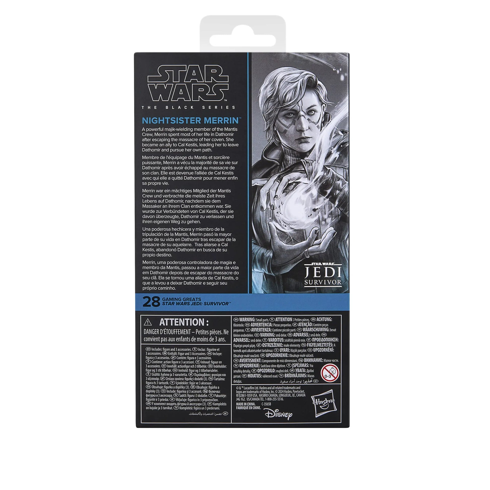Star Wars Jedi: Survivor Black Series figurine Nightsister Merrin - Rue Du Retro