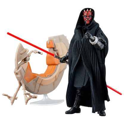 Star Wars Darth Maul & Sith Episode I Black Series véhicule avec figurine Speeder 25th Anniversary Hasbro