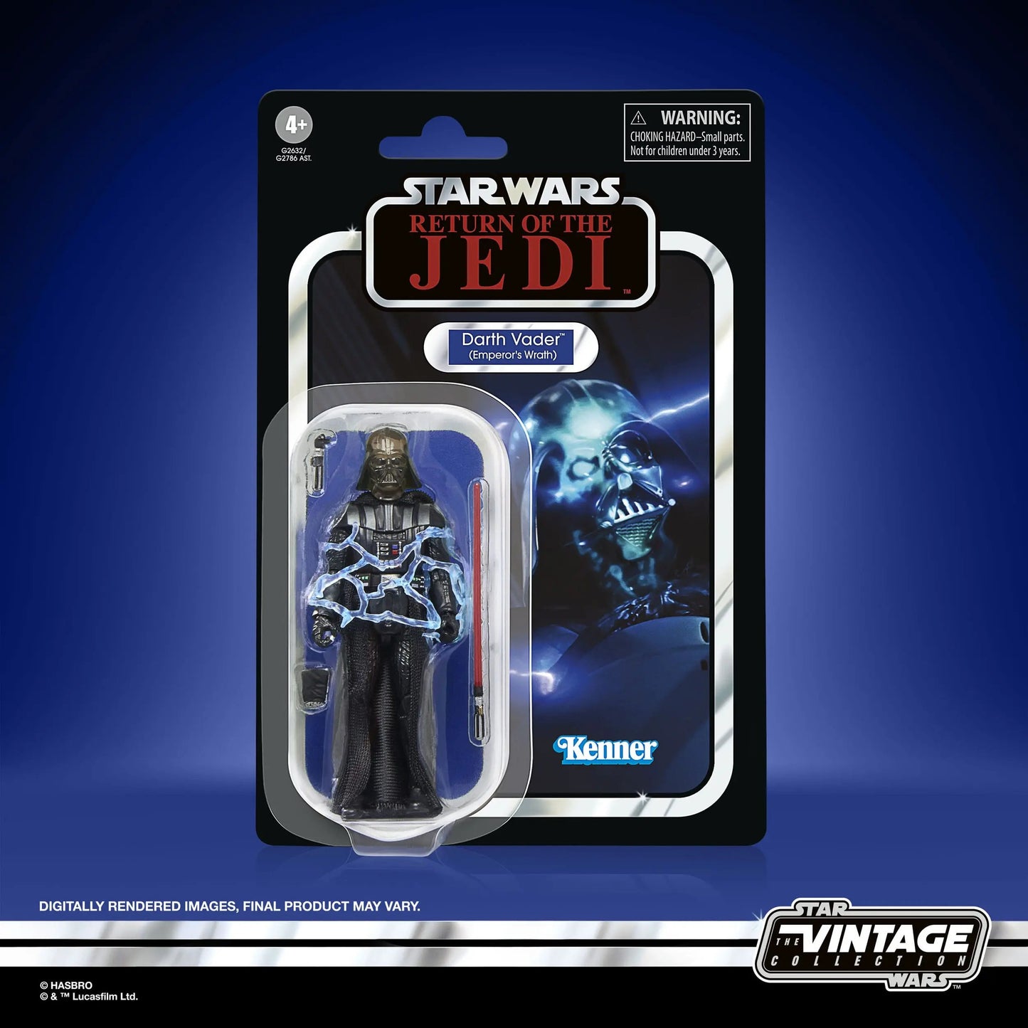 Star Wars Episode VI Dark Vador Vintage Collection figurine (Emperor's Wrath) 10cm kenner
