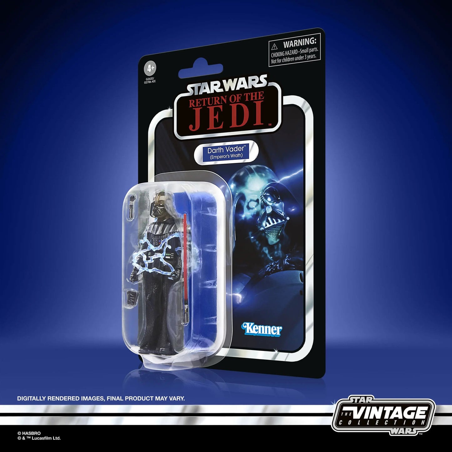 Star Wars Episode VI Dark Vador Vintage Collection figurine (Emperor's Wrath) 10cm kenner