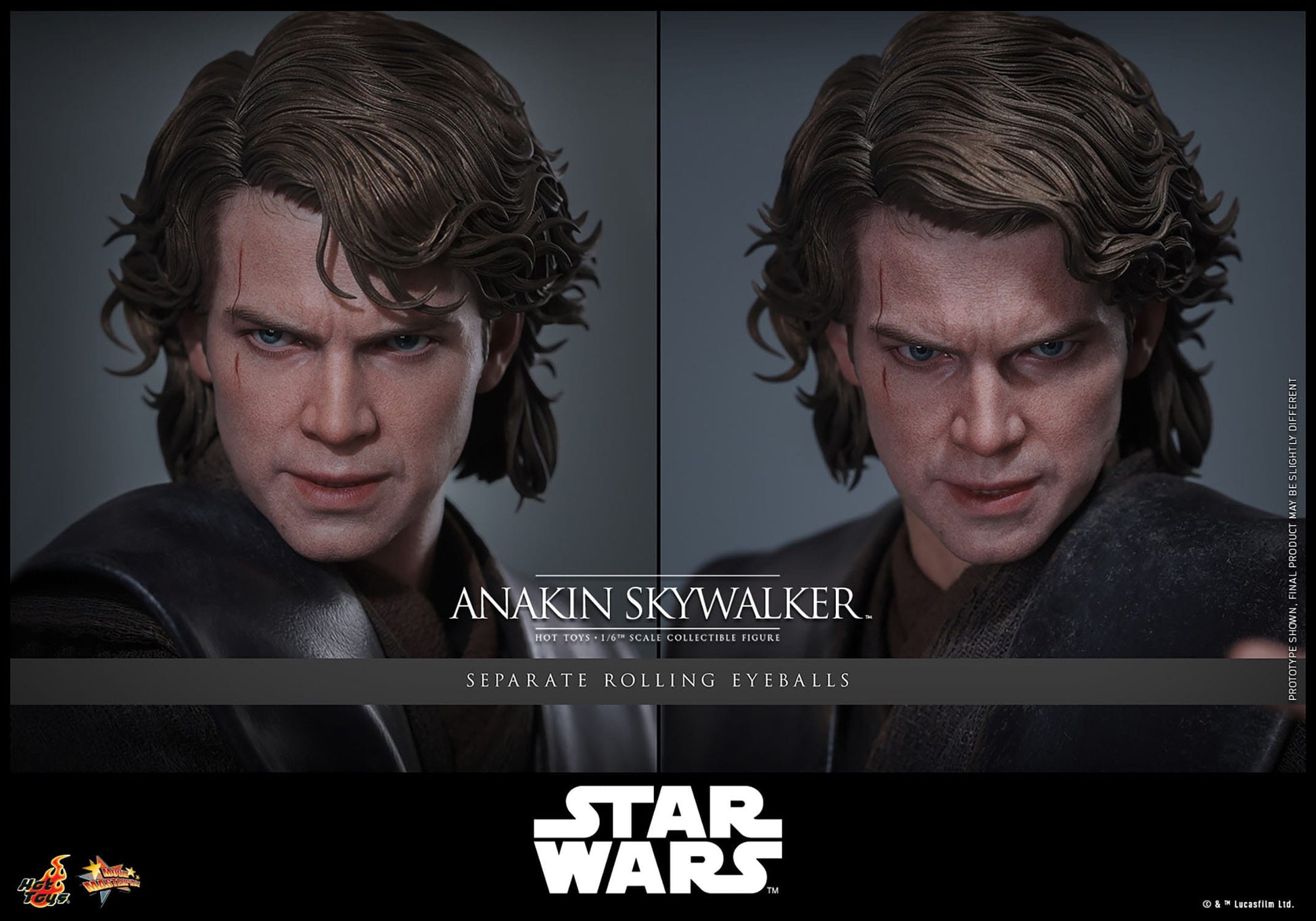 Star Wars, épisode III : La Revanche des Sith Anakin Skywalker figurine Movie Masterpiece 1/6  31 cm Hot Toys