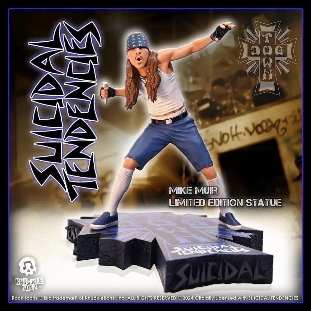 Suicidal Tendencies Mike Muir statuette Rock Iconz Mike Muir 22cm Knucklebonz