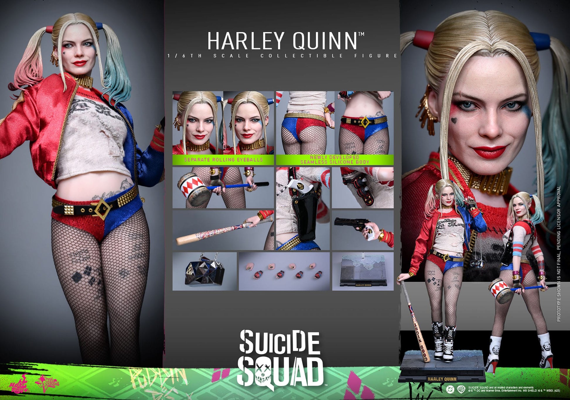 Suicide Squad Harley Quinn figurine Movie Masterpiece 1/6 29 cm Hot Toys