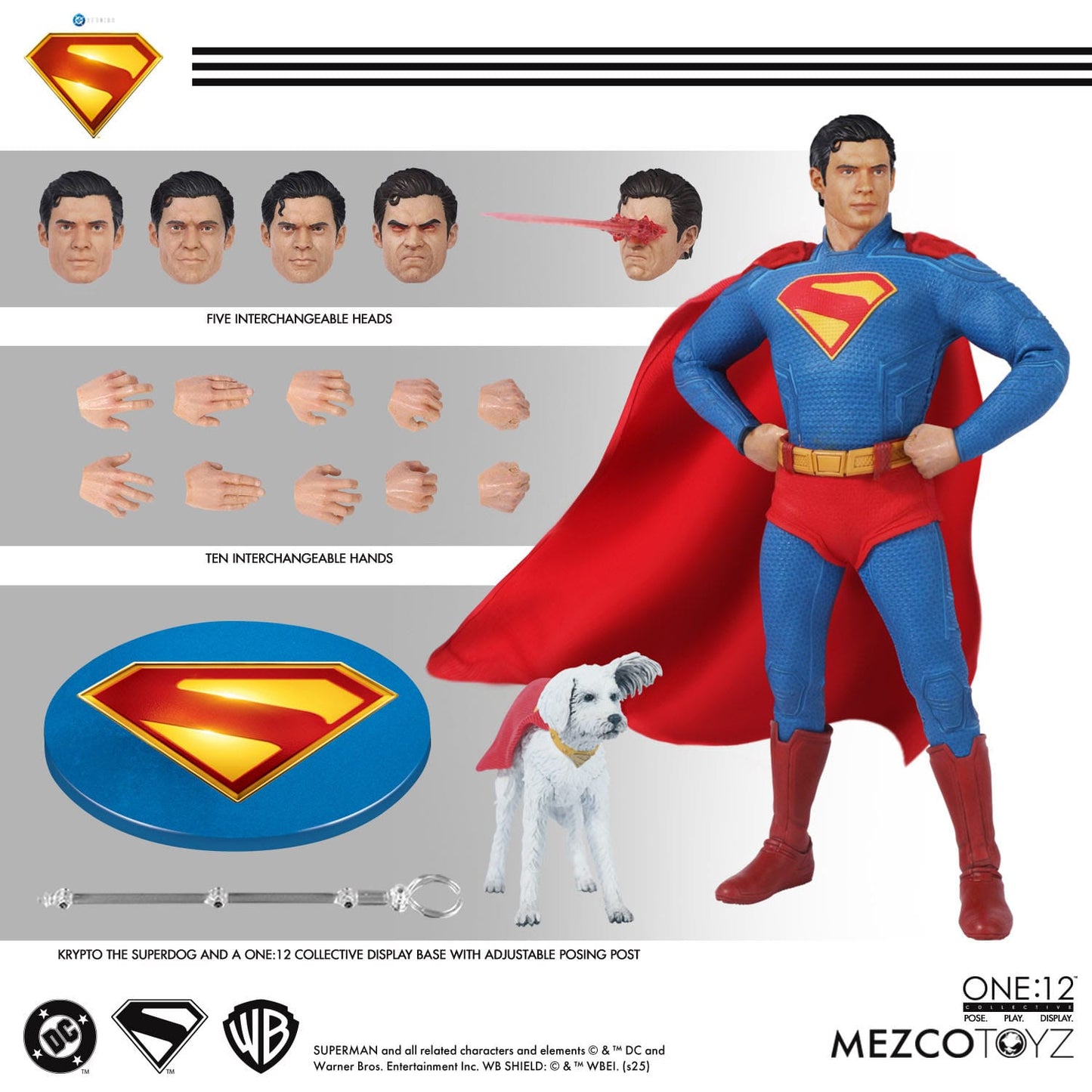 Superman 2025  figurine 17 cm Mezco Mezco Toys
