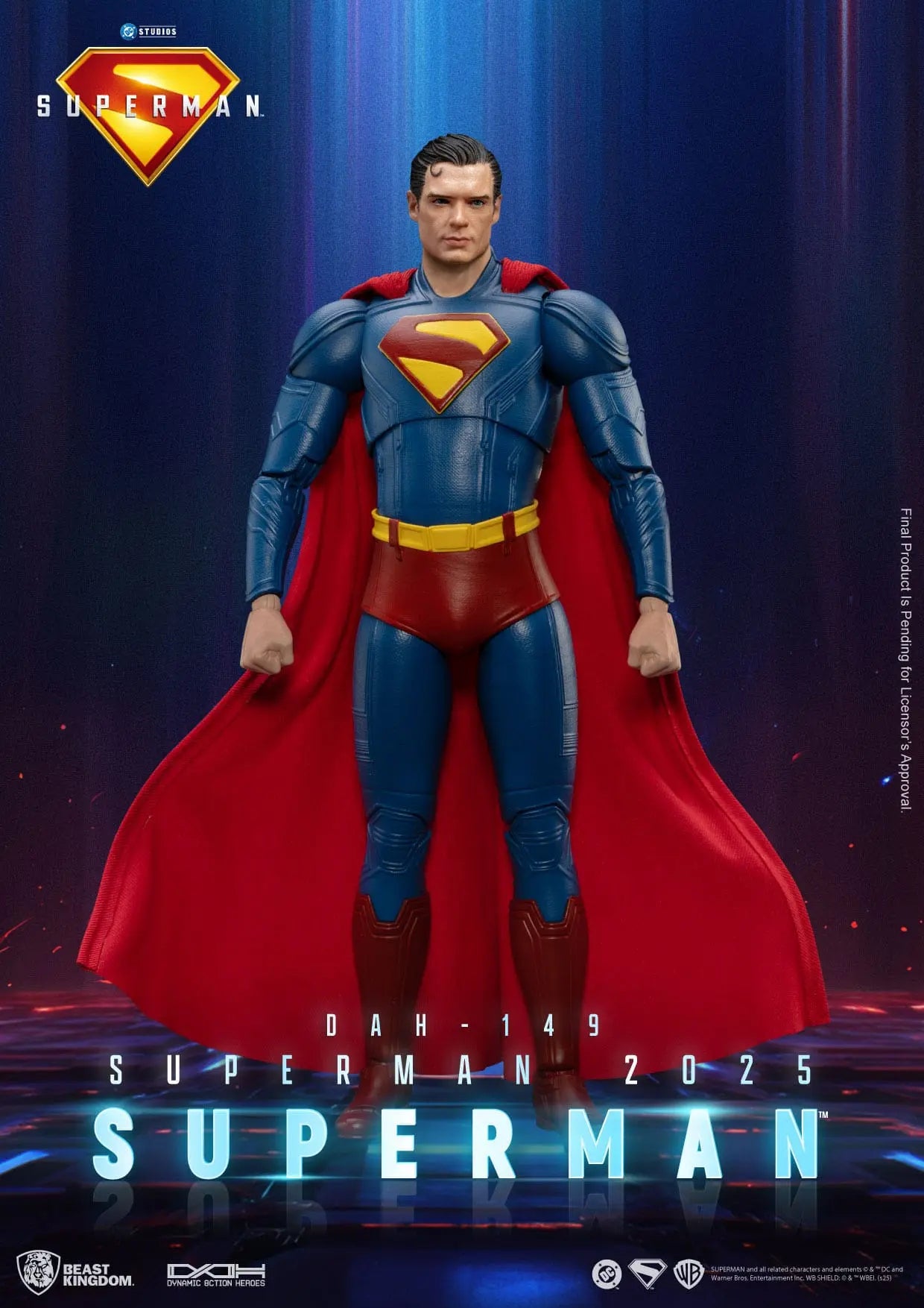 Superman et Krypto 2025 figurine 21cm Beast Kingdom Toys