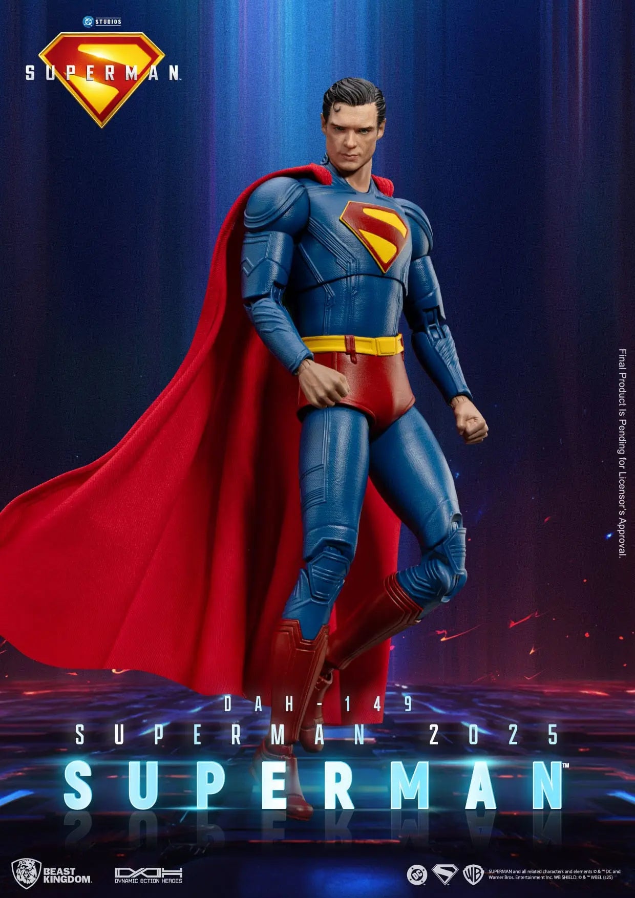 Superman et Krypto 2025 figurine 21cm Beast Kingdom Toys