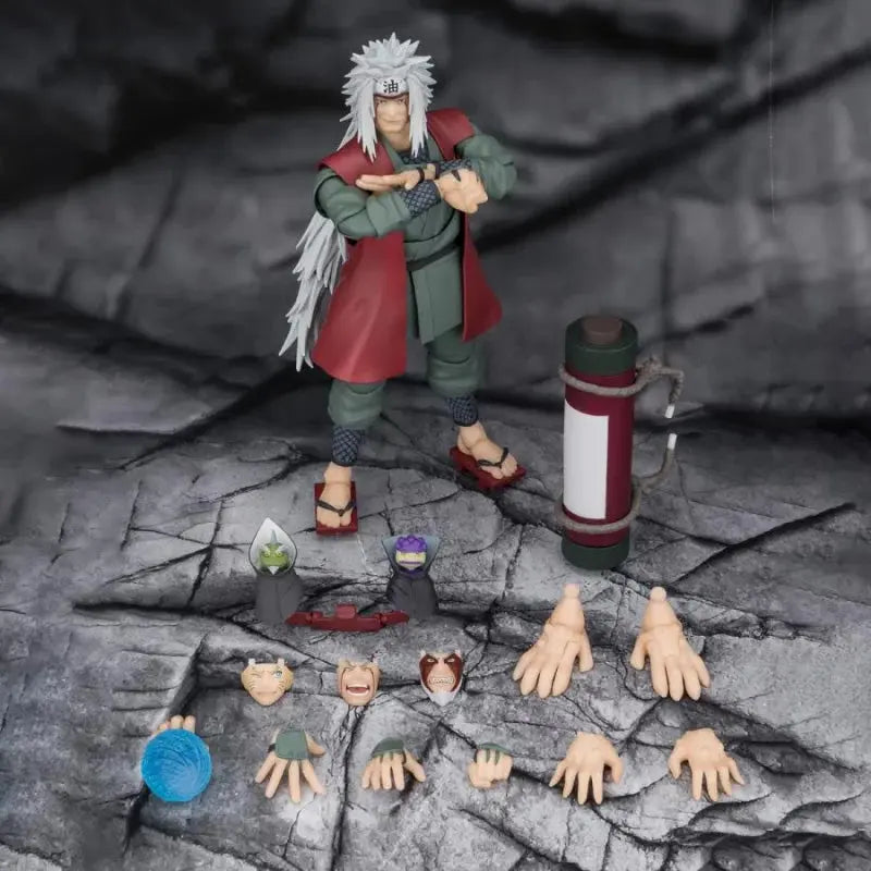 Naruto Shippuden SH Figuarts Jiraiya Hidden Leaf Heroic Master Sage Mode - Rue Du Retro